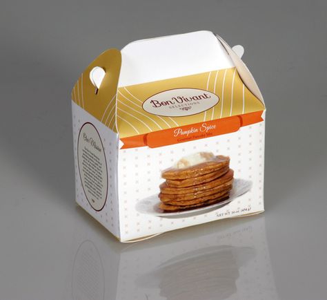 Bon Vivant Selections Gourmet Pancake Mixes by Angelica Mundrick, via Behance Pancake Business Ideas, Pancake Packaging Ideas, Pancake Packaging Design, Pancake Packaging, Souffle Pancake, Food Packaging Ideas, Gourmet Pancakes, Pancake Designs, Freeze Pancakes