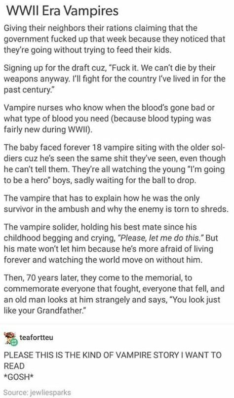 Vampire WWII story ideas Story Writing Prompts, Dialogue Prompts, Creative Writing Prompts, Story Prompts, Book Writing Tips, Humor Memes, Writing Advice, Writers Block, Story Writing