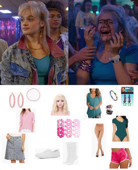 Stranger Things Angela Outfits, Angela Stranger Things Outfit, Stranger Things Costumes Diy, Stranger Things Roller Rink, Angela From Stranger Things, Angela Stranger Things, Elodie Grace, Heathers Costume, Stranger Things Halloween Costume