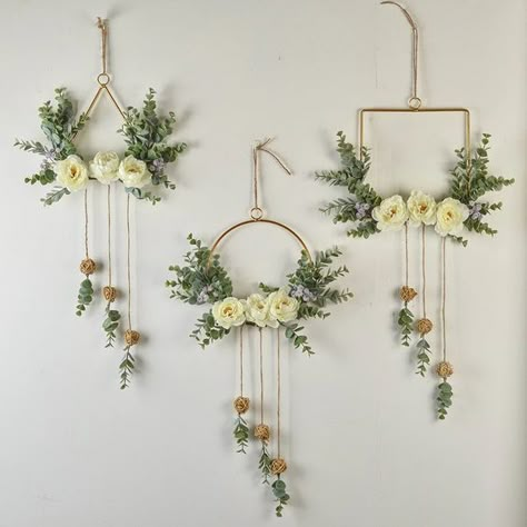 Simpul Makrame, Diy Room Decor For Teens, Easy Diy Room Decor, Deco Studio, Floral Nursery, Diy Crafts Room Decor, Aesthetic Decor, Deco Floral, Easy Diy Art