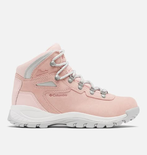 Women's Newton Ridge™ Plus Waterproof Amped Hiking Boot - Wide | Columbia Sportswear Hiking Boots Cute, Aesthetic Hiking Shoes, Pink Hiking Boots, Cute Hiking Boots Women, Hiking Boots Aesthetic, Columbia Hiking Boots Women, Cute Hiking Shoes, Cute Hiking Boots, Hiking Items