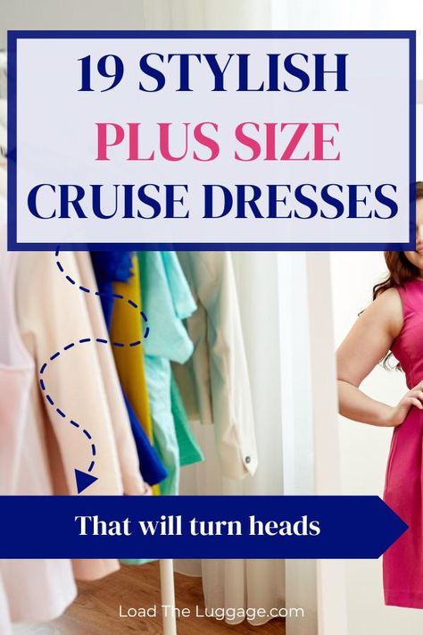 19 Plus Size Cruise Dresses That Will Turn Heads - Load the Luggage Cute Cruise Outfits For Women Plus Size, Plus Size Cruise Outfits Mexico, Plus Size Cruise Wear, White Cruise Outfits, Night Cruise Outfits, Cruise Formal Night Outfit Women, Casual Cruise Outfits, Cruise Outfits For Women Plus Size, Plus Size Cruise Outfits Caribbean