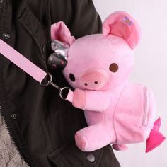 Pig Backpack | ShopLook Hang Bag, Tout Rose, Kawaii Bags, Pink Crown, Animal Bag, Cute Piggies, Plush Backpack, Cute Pigs, Cute Backpacks