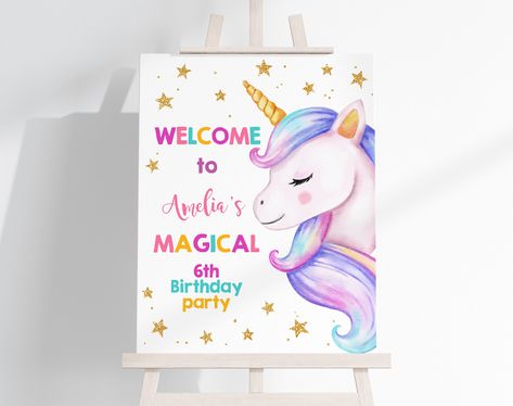 Unicorn birthday party decorations