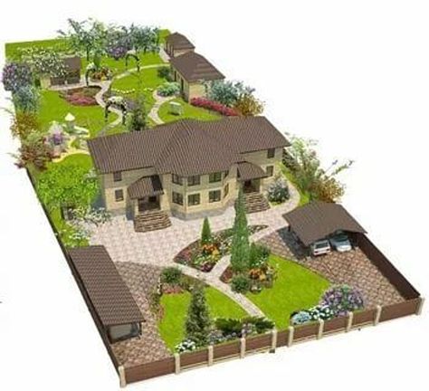 Backyard Deck Ideas, Creative Backyard, Farm Layout, Sims 4 House Design, Sims House Plans, Model House Plan, Minimal House Design, Casa Vintage, Sims House Design