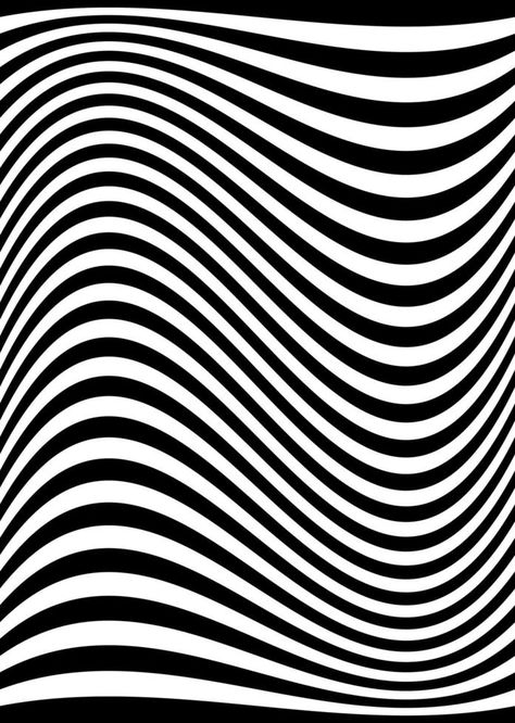 Black wavy stripes banner. Psychedelic Africa zebra lines. Abstract pattern. Texture with wavy stripy curves. Optical art background. Wave black and white design, Vector illustration hypnotic template Wavy Lines Pattern Design, Wavy Abstract Art, Abstract Wave Pattern, Curved Lines Pattern Design, Zebra Stripes Pattern, Black And White Waves, Line Design Pattern, Curve Line, Wave Illustration