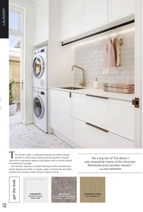 Scullery Laundry Combined, Scullery Laundry, Bathroom With Laundry, Bathroom 2024, Laundry Mudroom, Laundry Chute, Compact Laundry, Modern Laundry, Laundry Room Closet