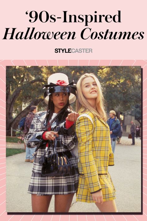 STYLECASTER | '90s Halloween costume | 90s Halloween aesthetic | '90s Halloween costume couples | '90s Halloween costume movie characters | '90s Halloween costume hip hop | '90s Halloween costume tv show | '90s Halloween costume funny | Halloween costume ideas | '90s Halloween costume women 90s Fashion Costume Ideas, 90s Couples Costumes Hip Hop, Plaid Costume Ideas, Mary Swanson Costume, Iconic 90s Movie Characters, Iconic 90s Duos, Retro Movie Halloween Costumes, 90s Best Friend Costumes, 90s Celebrities Women