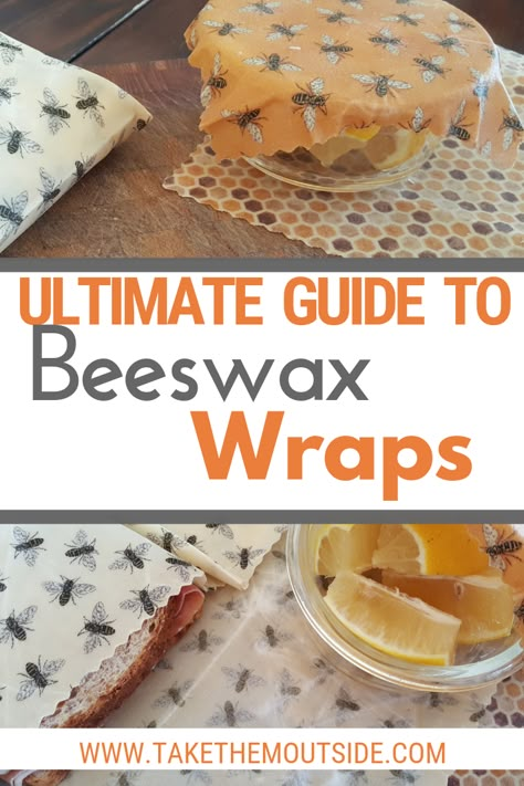 Start using beeswax wraps instead of plastic wrap and make your kitchen more eco-friendly!  Find out where to buy bees wrap, how to make it, and how to use beeswax wraps in your home.  #diybeeswax #noplastic Diy Beeswax Wrap, Bees Wax Wraps, Beeswax Wrap, Bees Wrap, Wax Wraps, Beeswax Wraps, Beeswax Food Wrap, Being Mindful, Food Wraps