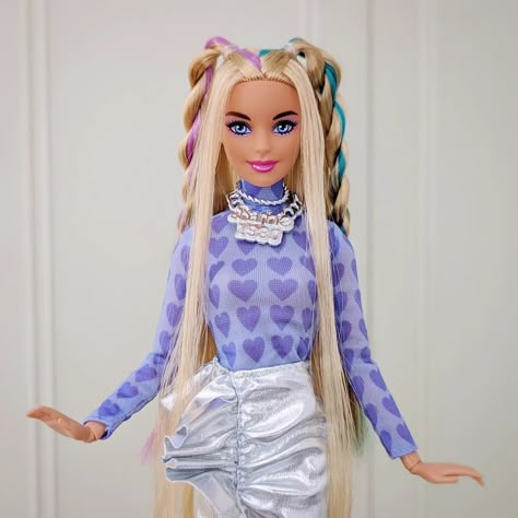 Cute Hairstyles For Barbie Dolls, Cute Barbie Hairstyles, Barbie Hairstyles For Dolls, Hairstyle Barbie, Barbie Doll Hairstyles, Summer Fashion Dresses Casual, Ninth Birthday, Kylie Hair, Doll Hairstyles