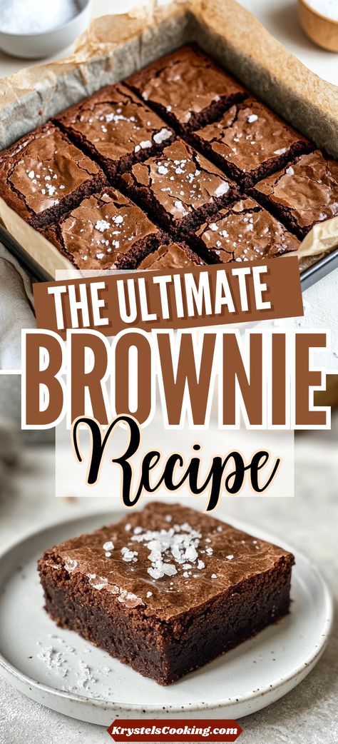 Easy Homemade Chocolate Fudge Brownies – Fudgy, rich, and so simple to make! The best dessert idea when you’re craving something sweet. Old Fashion Brownies Recipe, Quick Easy Brownies 3 Ingredients, Brownie Recipes Healthier, Home Made Brownies Easy, Joanna Gaines Brownies, Soft Chewy Brownies Recipes, Homade Brownies From Scratch, Easy Brownie Recipe No Chocolate Chips, Fudgy Brownie Recipes