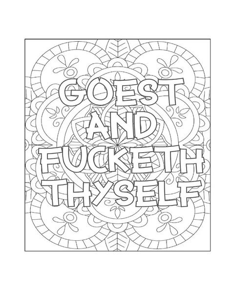 GREAT COWORKER GAG GIFTA funny little gift that is perfect for your Coworkers, Boss or employees. Show them your love, resentment and angst with these passive aggressive sweary quotes.The Adult Coloring Book for Coworkers is a compilation of adult coloring pages that are perfect for the office. This book features 30 original, fun, and sometimes hilarious illustrations that will bring a unique touch to your desk. #coloringbooks #adultcoloringbook #coloringbookforadults Adult Coloring Books Swear Words, Free Adult Coloring Printables, Adult Coloring Books Printables, Adult Colouring Printables, Swear Word Coloring Book, Swear Word Coloring, Coloring Pages Inspirational, Words Coloring Book, Love Coloring Pages