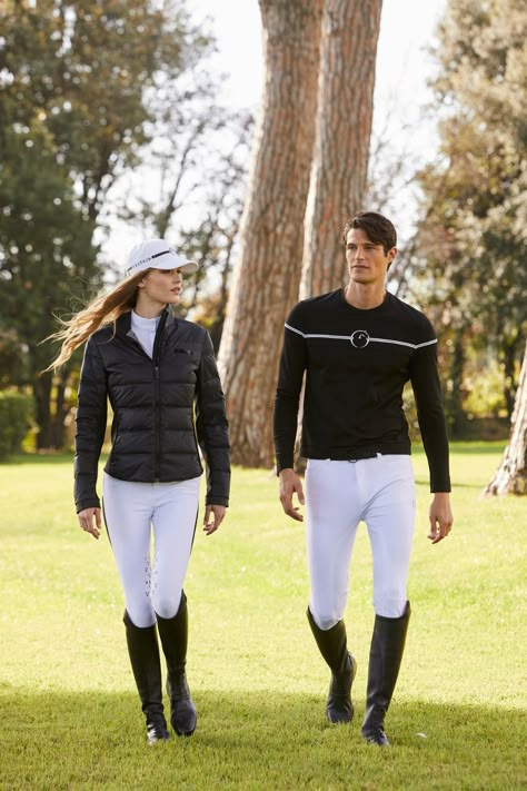 Equestrian Outfits Men, Dressage Competition, Riding Outfits, Technical Clothing, Equestrian Lifestyle, Horse And Rider, Training Tops, Equestrian Outfits, Riding Outfit