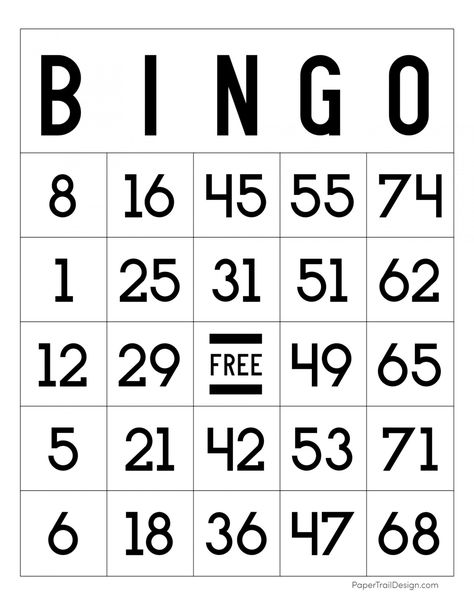 Free Printable Number Bingo Cards Bingo Template With Numbers, Number Bingo, Free Printable Bingo Cards, Bingo Online, Free Bingo Cards, Free Printable Numbers, Online Roulette, Bingo Template, Bingo Board