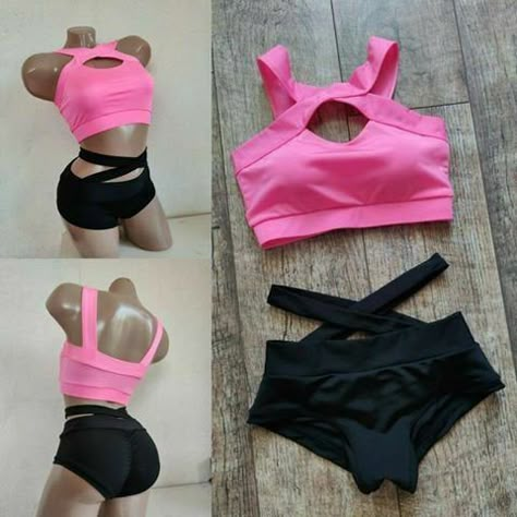 Outfit Baile, Striper Outfits, Pole Clothes, Rave Shorts, Pole Dance Wear, Pole Dancing Clothes, Crochet Maxi Skirt, Sports Costume, Sportswear Outfits