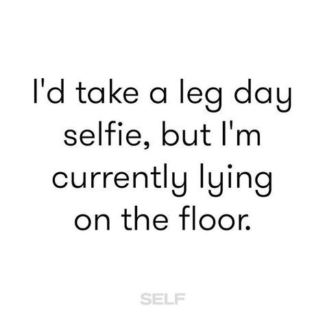 selfmagazine Legs = Jello #TeamSELF #legday #fitness #meme 2016/09/12 22:10:15 Leg Day Quotes, Herbalife Motivation, Gym Humour, Back To The Gym, Gym Quotes, Leg Day Workouts, Gym Quote, Workout Memes, Gym Memes