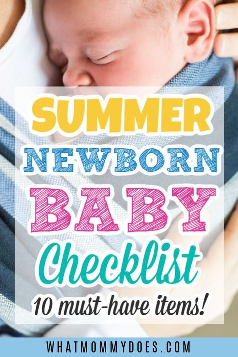 This is an important list of essential items for summer newborns! I wish I had a list like this when I was pregnant! Perfect for May/June/July/August baby birth dates!! Follow the advice here and you'll be prepared with the right things just in time. | #newborntips #babyclothes #babyswimsuit #babystuff #babies #expecting #newmom #babyshower Summer Newborn Must Haves, Dressing A Newborn In Summer, New Baby Shopping List, Baby Checklist Newborn, Summer Newborn, August Baby, Kids Fever, Newborn Needs, Fit Pregnancy