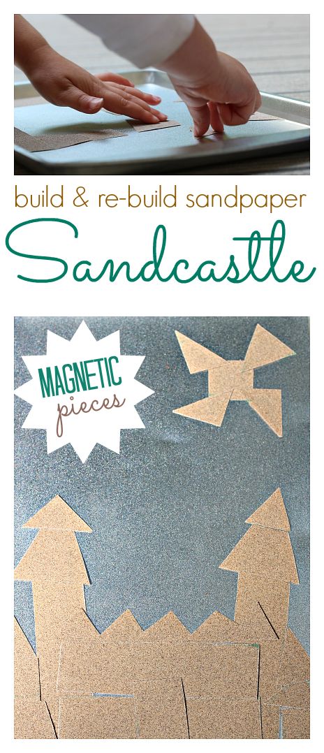 This magnetic sand castle activity is great for tactile exploration and fine motor skills. Beach Theme Preschool Activities, Beach Theme Preschool, Castle Crafts, Ocean Theme Preschool, Theme Preschool, Ocean Activities, Summer Preschool, Beach Activities, Beach Crafts