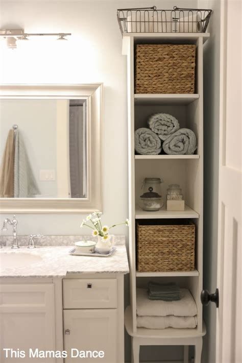 Bathroom Storage Cabinet Ideas,  Bathroom Storage Ideas Pinterest,  Bathroom Shower Storage Ideas #BathroomStorageIdeas #BathroomStorage Diy Bathroom Storage, Bathroom Linen Cabinet, Bathroom Storage Solutions, Bad Inspiration, Linen Cabinet, Small Bathroom Storage, Trendy Bathroom, Linen Storage, Bathroom Storage Cabinet