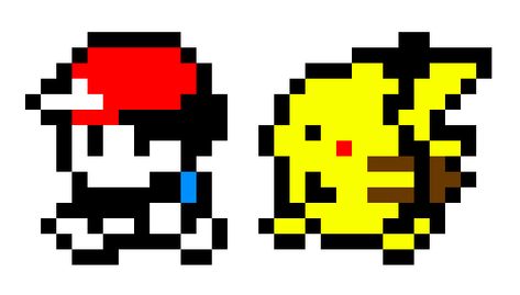 Ash and Pikachu 8 Bit Pokemon, Pikachu Sprite, Pikachu Pixel, Pixel Tattoo, Deviantart Pokemon, Pikachu Tattoo, Zelda Tattoo, Gamer Tattoos, Ash Pikachu