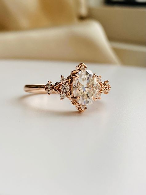 Dream Engagement Rings Romantic, Fairytale Rings Engagement, Enchanted Engagement Ring, Whimsical Engagement Ring, Fairytale Engagement Rings, Engagement Ring Gold, Dream Rings, Dream Wedding Ring, Pretty Engagement Rings