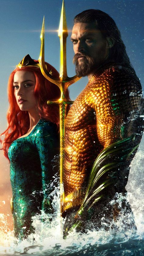 They were perfect together! Harmonie Mario, Aquaman And Mera, Aquaman Film, Aquaman Dc Comics, Aquaman 2018, Aqua Man, Aquaman Mera, Jason Momoa Aquaman, Image Film