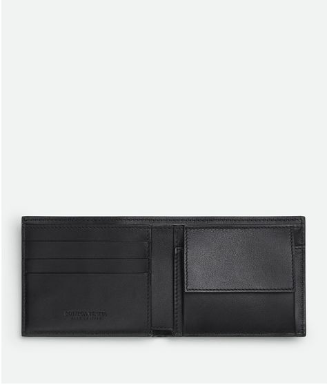 Bottega Veneta Cassette, One Coin, Man Black, Black Shop, Black Hardware, Leather Bags, Wallet Men, Bottega Veneta, Bag Sale