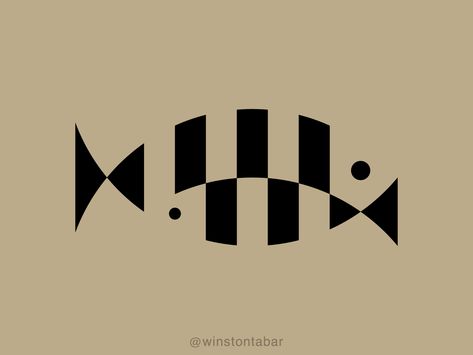 Fish Logo Design Ideas, Fish Design Drawing, Fish Illustration Design, Fish Graphic Design, Fish Fam, Geometric Fish, Fish Designs, Fish Symbol, Fish Icon