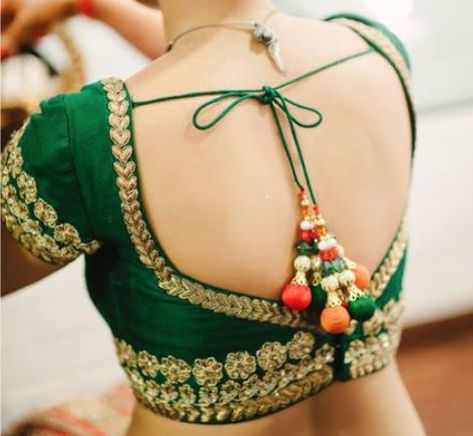 Deep neck blouse designs3 Work Blouse Designs, Sari Design, Choli Blouse, Backless Blouse Designs, Blouse Back Neck Designs, Blouse Back, Blouse Design Images, Sari Blouse Designs, Blouse Designs Indian