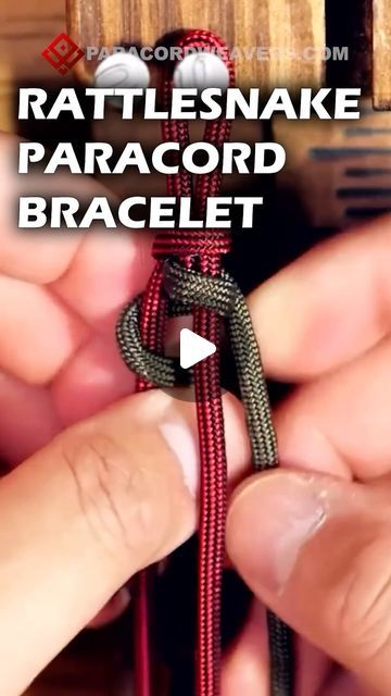 Paracord Weavers LLC on Instagram: "Rattlesnake Paracord Bracelet🐍

Best paracord, tools and jigs linked in bio🫣

#paracordweavers #paracordbracelet #survivalgear #paracord" Braiding Paracord Diy, Paradors Knots, Cool Paracord Bracelets, Paracord Knots Instructions Step By Step, Paracord Gift Ideas, Paracord Wrap Handle Tutorials, Easy Paracord Projects, How To Make A Paracord Bracelet, Paracord Bracelet Diy Step By Step