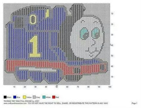 Thomas the train Fused Beads, Josh Henderson, Plastic Canvas Pattern, Plastic Canvas Ornaments, Graph Design, Canvas Wall Hanging, Thomas The Tank, Thomas The Train, Thomas The Tank Engine