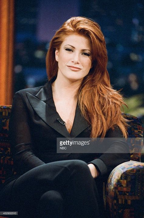 http://media.gettyimages.com/photos/episode-781-pictured-model-angie-everhart-on-october-5-1995-picture-id452932510 More Blonde Hair For Pale Skin, Hair For Pale Skin, Pale Skin Blue Eyes, Blue Eyes Blonde Hair, Blue Eyes Blonde, Gabriella Wilde, Angie Everhart, Top Pictures, Niki Taylor