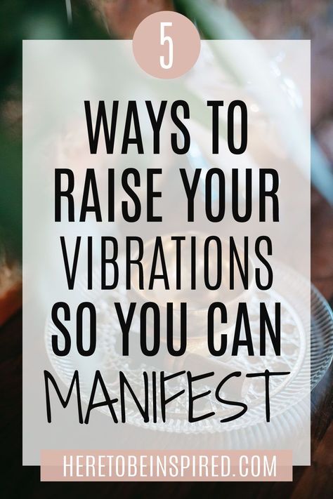 Want to know the easiest way to manifest your desires faster? Learn five ways to raise your vibrations so you can manifest more efficiently, easily, quickly, and effortlessly! #manifestation #manifest #vibrations #universe #life #lifestyle #spirituality #selfdevelopment #selfimprovement #selflove #selfcare Raise Your Vibrations, Healing Vibrations, Spiritual Manifestation, Vibrational Energy, Attract Money, Manifesting Money, Money Affirmations, Feeling Down, Manifestation Quotes