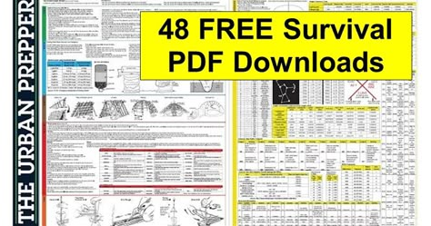 Survival Books Emergency Preparedness, Free Survival Printables, Survival Guide Printable, Free Survival Pdf, Survival Information, Survival Binder Free Printables, Printable Survival Guide, Survival Printables, Survival Binder