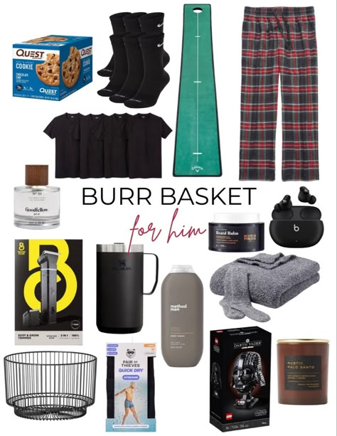 burr basket for men!! I’m pretty proud of my men baskets for Christmas!   Follow my shop @kaitlinteague on the @shop.LTK app to shop this post and get my exclusive app-only content!  #liketkit #LTKGiftGuide #LTKSeasonal #LTKHoliday @shop.ltk https://liketk.it/4Wh4B Welcome Home Poster Ideas, Winter Gift Basket Ideas, Bf Basket, Large Candy Canes, Christmas Archway, Basket For Boyfriend, Winter Basket, Make Gift Ideas, Winter Gift Basket