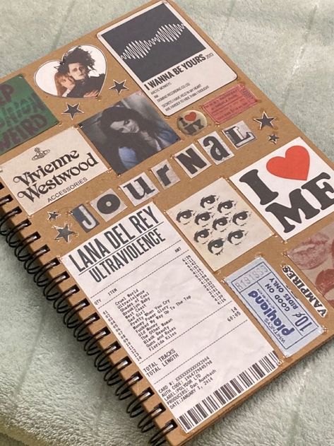 Bulletin Journal, Journal Inspiration Writing, Scrapbook Inspo, Bulletin Journal Ideas, Pretty Journals, Scrapbook Book, Art Journal Therapy, Diary Ideas, Memory Scrapbook