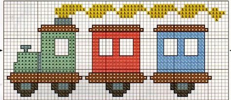 Train Cross Stitch Pattern, Baby Cross Stitch Patterns, Cross Stitch Letters, Cross Stitch For Kids, Pola Kristik, Cross Stitch Bookmarks, Mini Cross Stitch, Baby Cross, Cross Stitch Borders