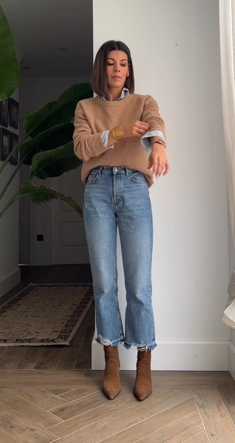 Work Mom Jeans Outfit, Mom Jeans Autumn Outfit, Mom Jeans Office Outfit, Winter Outfits Mom Jeans, Casual Chic Outfit Fall 2024, Elevated Casual Outfit, Mom Jeans Outfit Winter, Looks Pinterest, Office Outfits Women