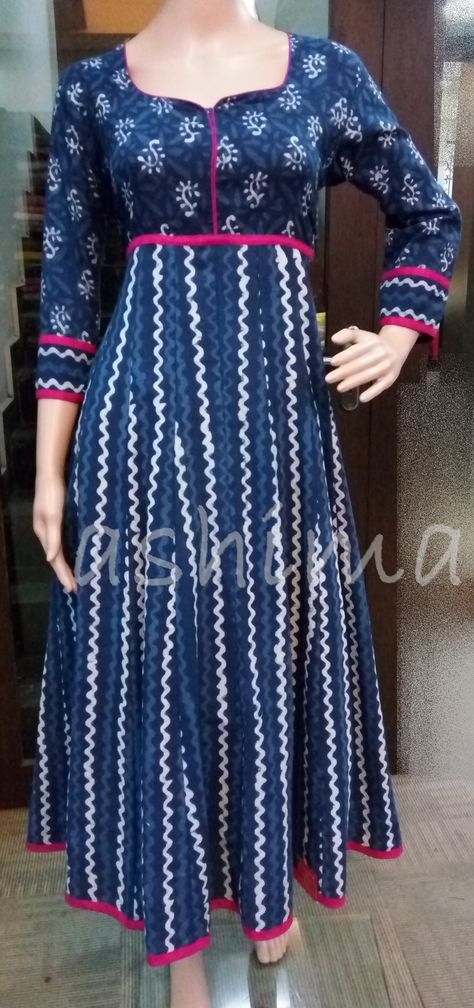 Code:2206161 - Block Printed Cotton Flared Kurti, Price INR;1950/- Batik Print Kurti Patterns, Umbrella Cut Kurti, Umbrella Kurti Design, Umbrella Kurti, Flared Kurti, Printed Kurti Designs, Kalamkari Dresses, Indian Kurti Designs, Designer Anarkali Dresses