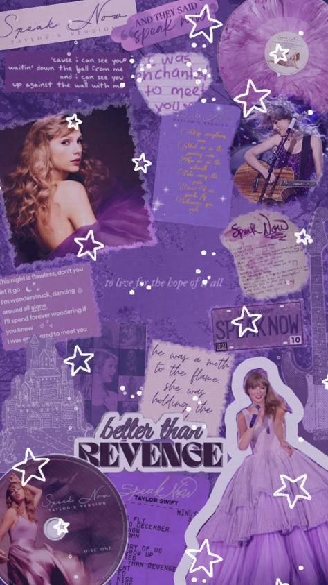 SPEAK NOWWW 💜💜💜 #speaknow #taylorswift #purple #wallpaper Taylor Swift Card, Speak Now Wallpaper, Now Wallpaper, Speak Now Aesthetic, Tailor Swift, Taylor Swift Collage, Now Aesthetic, Taylor Swfit, Black And Purple Wallpaper