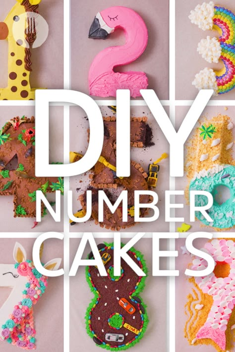 Diy Number Cake, Diy Birthday Number, Number 4 Cake, Number 3 Cakes, Number One Cake, Number 1 Cake, Foodies Of Sa, African Homes, Number Birthday Cakes