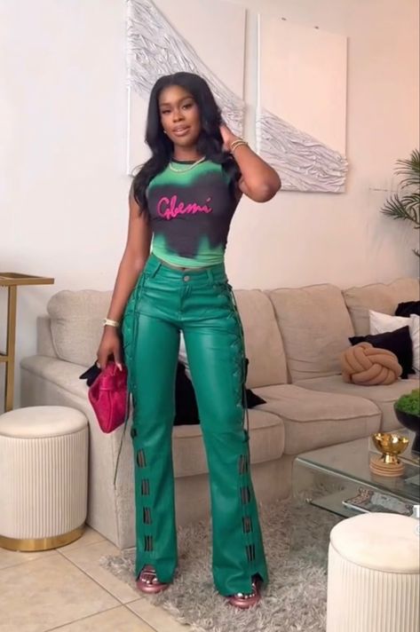 Green Outfits For Women, Outfit Black Women, Gala Outfit, Girls Attire, Fly Fits, Swag Girl Style, Effortlessly Chic Outfits, Fly Girl, Brunch Outfit