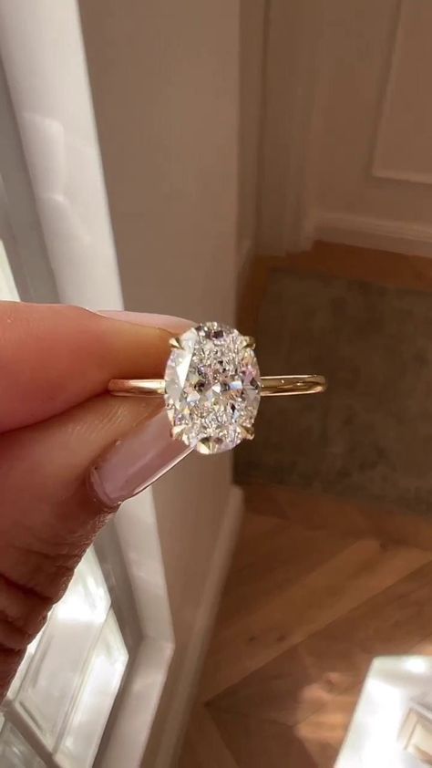 Oval Cut Moissanite Engagement Ring, 2ct Crushed ice Oval engagement ring, diamond  ring, Solid Gold Bridal Proposal Ring ✦Purpouse of Ring ✦ → Engagements 💍 💑 🎉 → Weddings ️𓍢ִ໋🌷͙֒ → Anniversaries  → Fashion accessories ✮.𖥔 ݁ ˖˚୨୧ → Religious significance † 🌷͙֒ 🕊️💍 → Cultural significance  → Achievements gifts 🎖️ → Symbolic gestures of love or commitment ᥫ᭡   Certainly, you can request a certificate for Moissanite and Lab Grown Diamond, which verifies its authenticity and quality, similar to diamond certificates. The stones in jewelry are 100% hand-crafted it is cut and polished by our experienced craftsman.  Moissanite/Lab Grown Diamond is the diamond's best alternative.   ✦ Please allow us 1-2 weeks processing time as it is customized only for you.✦  Description of Ring ✦ 💎 Ce Wedding Rings Engagement And Band, Mosinite Engagement Rings, Oval Simple Wedding Rings, Accented Wedding Ring, Crushed Ice Oval Engagement Ring, My Engagement Ring, Wedding Rings 2 Carat, Gold Oval Moissanite Engagement Ring, Engagement Rings For Stubby Fingers