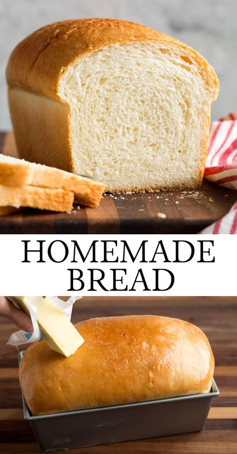 Basic White Bread Recipe, Basic White Bread, Soft Bread Recipe, Basic Bread Recipe, Best Homemade Bread, Best Homemade Bread Recipe, Homemade Bread Recipe, Homemade White Bread, Bread Recipes Easy