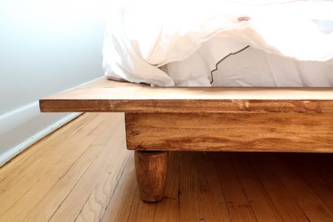 BUILDING A PLATFORM BED — The Sorry Girls Wooden Bed Platform, Diy Low Profile Bed Frame, Platform Wood Bed, Platform Bed Diy, Diy Platform Bed Frame, Build A Platform Bed, Wood Bed Frame Diy, Low Profile Bed Frame, Platform Bed Wood