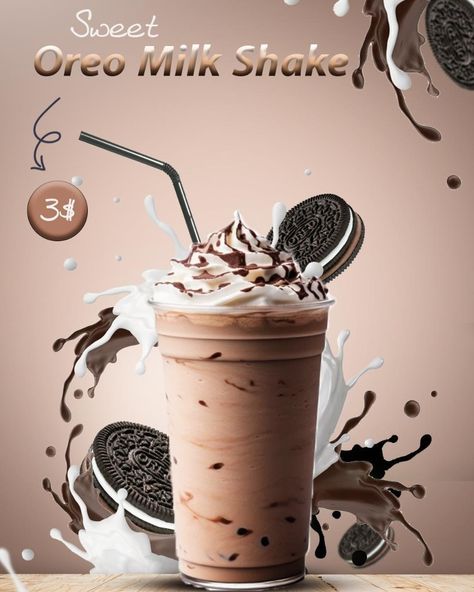 Oreo Milk Shake, Oreo Milk, Oreo Shake, Promotion Ideas, Milk Shake, Oreo, Promotion, Milk, Quick Saves