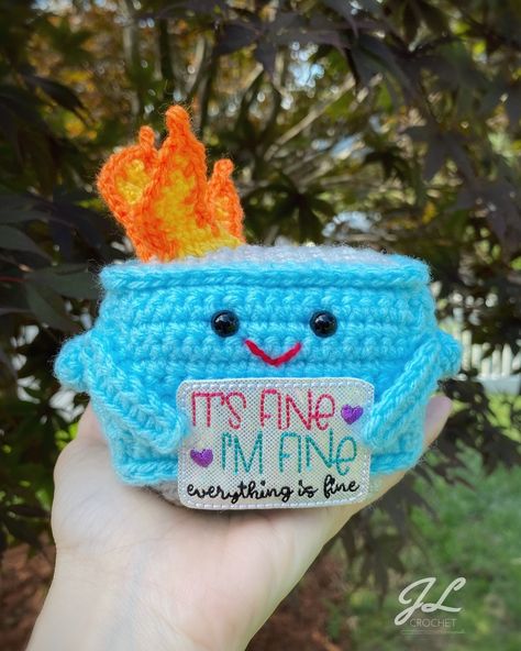 🔥🗑 𝙳𝚄𝙼𝙿𝚂𝚃𝙴𝚁 𝙵𝙸𝚁𝙴 🗑🔥 ************** A friend saw the viral crochet dumpster fire on Facebook and asked me if I could make her one. I couldn’t find a pattern I liked so I created my own 😊. 𝑯𝒐𝒘’𝒅 𝑰 𝒅𝒐? Feltie: @fantasticfelties #jessicaleescrochet #crochetdesign #crochetdesigner #crochetdumpsterfire #dumpsterfire #uniquecrochet #crochetamigurumi #creativecrochet #crochetaddict #crochetinspiration #crochetinspo #crochetlove #psimadethis #handmadedesign #instacrochet #crochetersofinstagram #c... Crochet Dumpster Fire Pattern Free, Emotional Support Dumpster Fire Crochet Pattern Free, Crochet Dumpster Fire Free Pattern, Emotional Support Dumpster Fire Crochet, Crochet Fire Pattern, Crochet Dumpster Fire, Dumpster Fire Crochet Pattern Free, Dumpster Fire Crochet Pattern, Fire Crochet Pattern