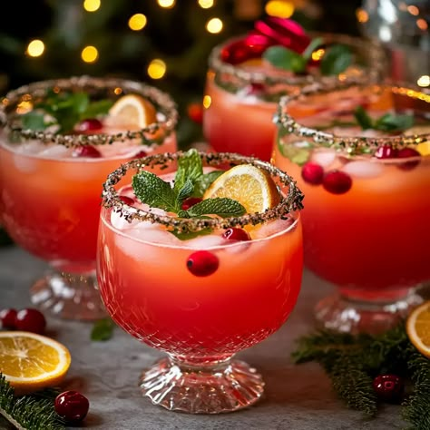 Santa’s Giggle Juice Punch Giggle Juice Recipe, Pog Juice, Fun Holiday Drinks, Juice Punch, Giggle Juice, Holiday Punch Recipe, Alcoholic Punch, Christmas Punch Recipes, Cocktail Pitcher