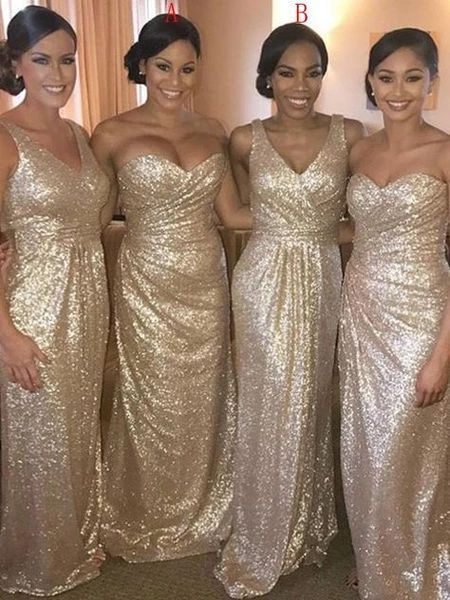 Modest Bridesmaid Dresses Long, Dresses For Wedding Party, Sequin Bridesmaid, Gold Bridesmaid Dresses, Custom Bridesmaid Dress, Gold Bridesmaids, Sequin Bridesmaid Dresses, Affordable Bridesmaid Dresses, Modest Bridesmaid Dresses