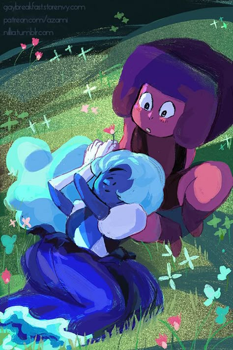 Ruby X Sapphire, Sapphire Steven Universe, Garnet Steven Universe, Steven Uni, Steven Universe Ships, Steven Universe Wallpaper, Ruby And Sapphire, Steven Universe Funny, Steven Universe Characters